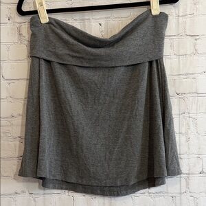 Mossimo Supply Co. Charcoal Fold Over Mini Skirt Size Large